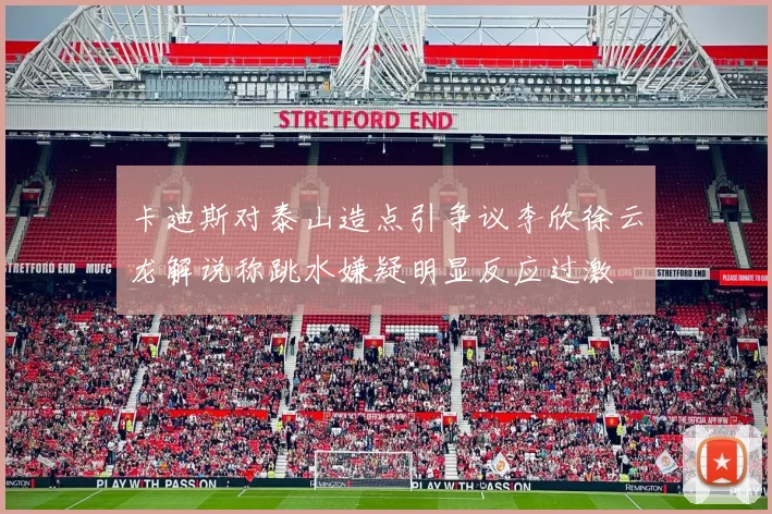 卡迪斯对泰山造点引争议李欣徐云龙解说称跳水嫌疑明显反应过激